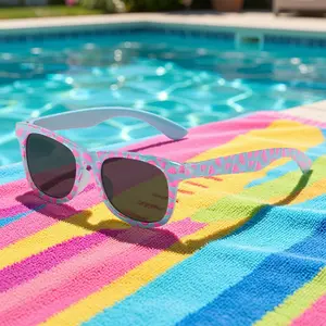 Kids Watermelon Print Sunglasses UV400 Polarized Boys Girls Fun Summer Beach Shades