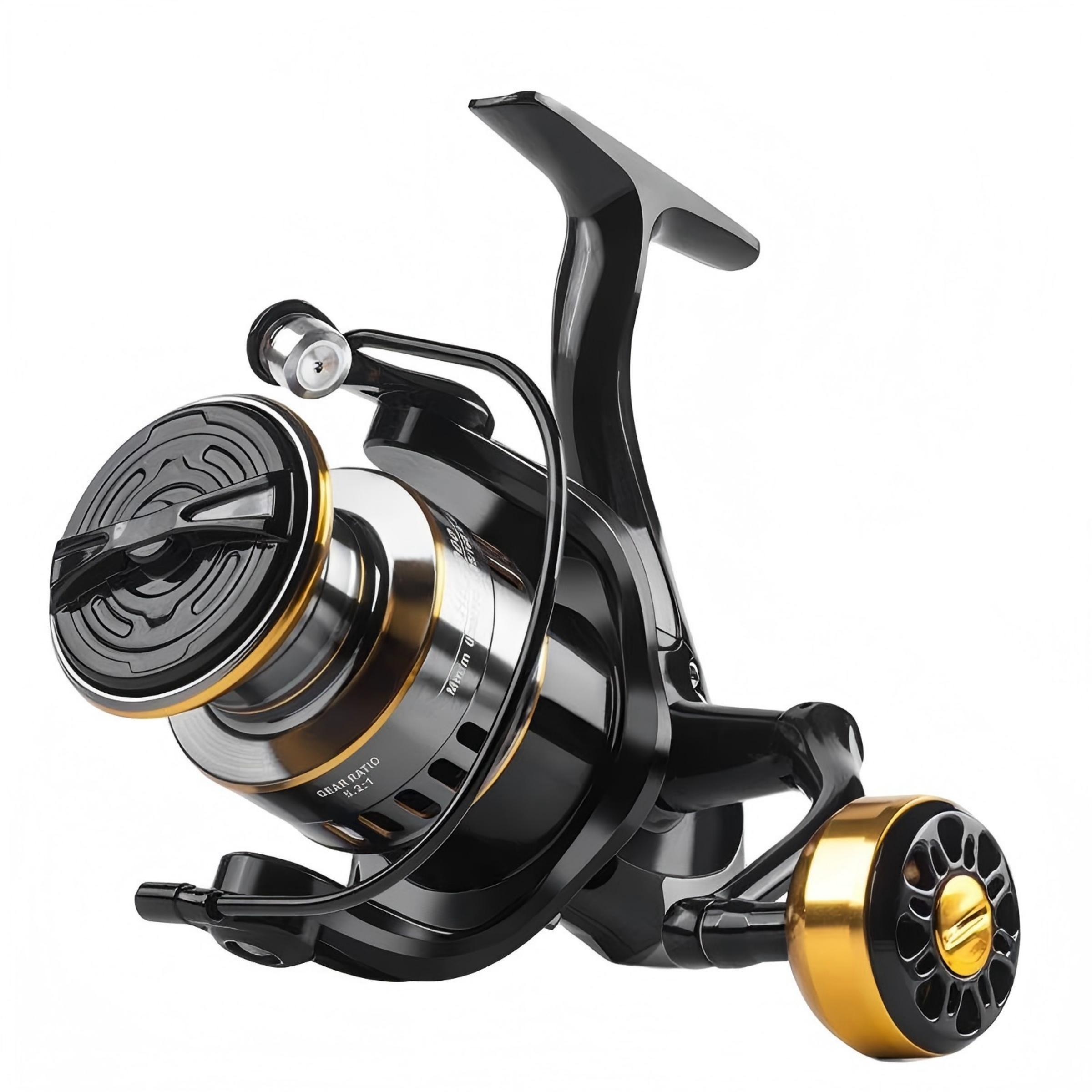 Spinning Reel, Full Matel Frame, Stainless Ball Bearing, 8Kg MAX Drag Fishing Reels, for Medium Inshore&Offshore Saltwater, Freshwater, Ice Fishing, Fishing Equipment