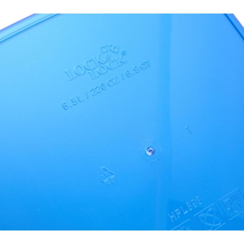 LocknLock Large Square Appetizer Tray w/ Colored Body & Handle Lid LocknLock Large Square Appetizer Tray w/ Colored Body & Handle Lid