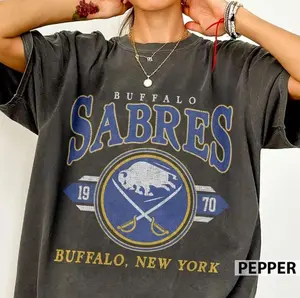 90s Comfort COoor Buffalo Sabres Shirt, Vintage Style Buffalo Hockey Shirt, Retro Buffalo Hockey T-Shirt, Retro Buffalo Ice Hockey Shirt Na01