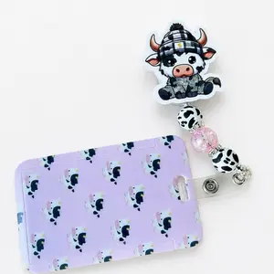 Beaded badge reels and ID Holder