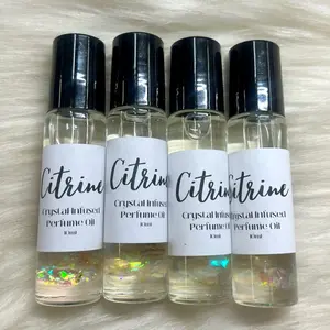 Citrine Crystal Infused Oil Roller - Slay’d Studio