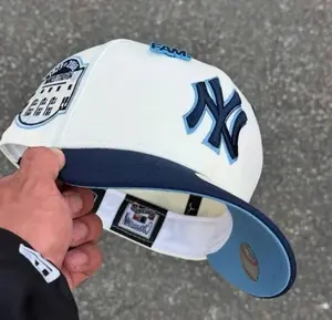 New Era New York Yankees MLB 9FORTY Fitted Cap – NY Logo Baseball Hat with World Series Patch, Premium Streetwear Hat for Men Women