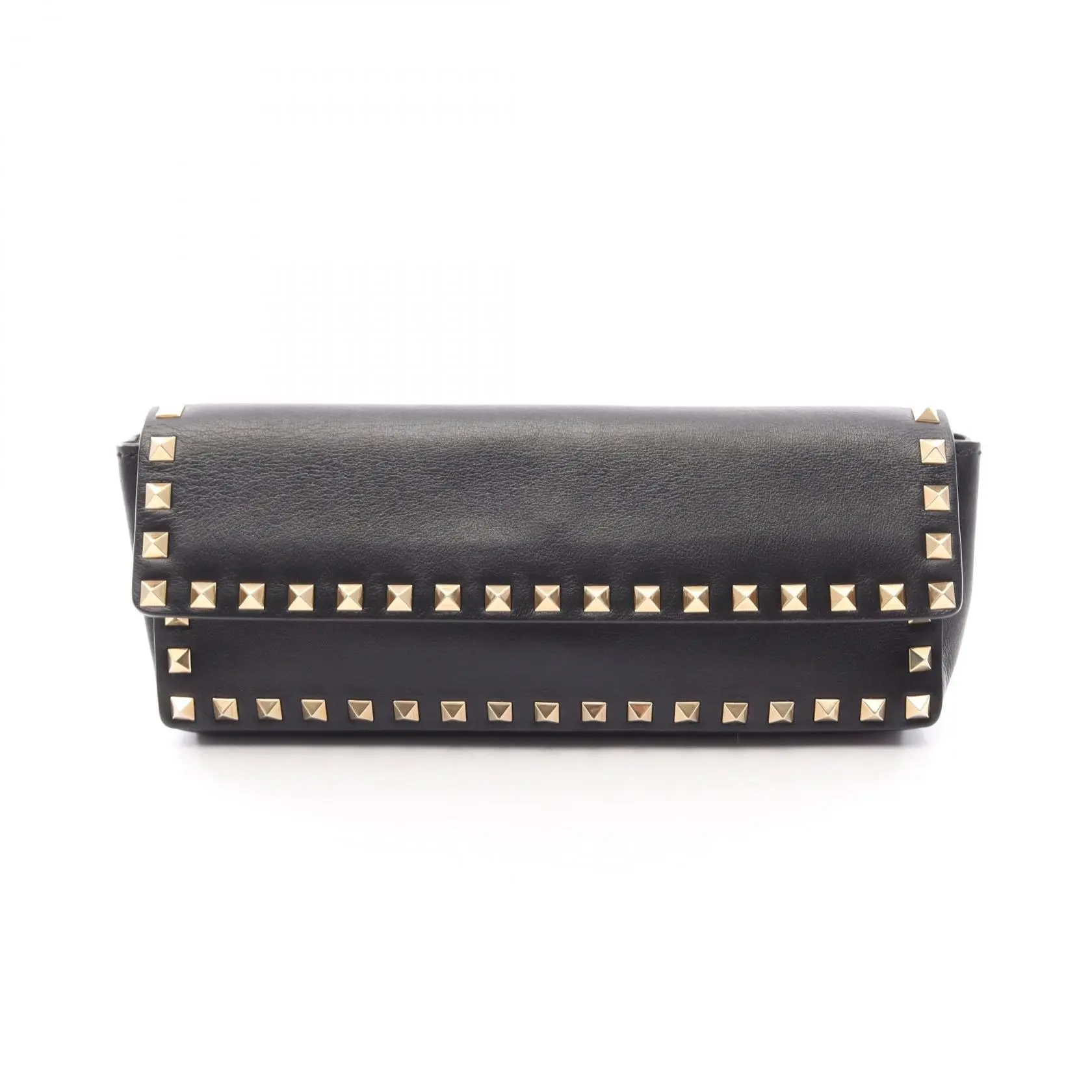 Pre-owned Valentino Other Tote Bags Rockstud Leather Clutch Bag