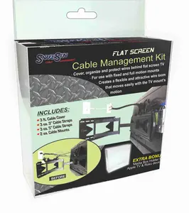AMERICAN RECORDER SNAKESKIN Flatscreen Cable Management Kit