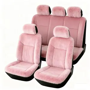 Five-seat Plush Universal Car Seat Covers, Fully Enclosed, No Edge Shifting, Keeping You Warm All Winter. Fully Wrapped Design, Seamless Coverage, Soft Fabric, Non-slip Seat Covers. Suitable for Car Seats, Daily Commuters. Automotive Seat Covers