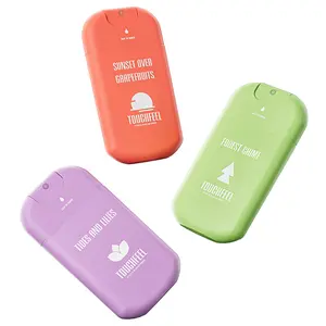 TOUCHFEEL Power Mist Hand Sanitizer Spray, Scented Hydrating Hand Sanitizers Travel Size Refillable, Pocket Portable 3-Pack (Forest Chime, Tides and Lilies, Sunset over Grapefruits) 0.93Fl Oz Each