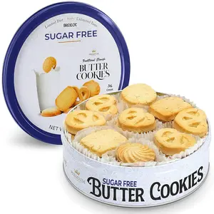 Brexonic Sugar Free Traditional Danish Butter Cookies, 36 Count, (1 Pk, 10.9 oz.)