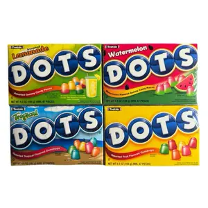 DOTS Assorted Gummy Candy Theater Box 6.5 oz - Variety of Flavors for Parties & Sharing - Perfect Sweet Snack