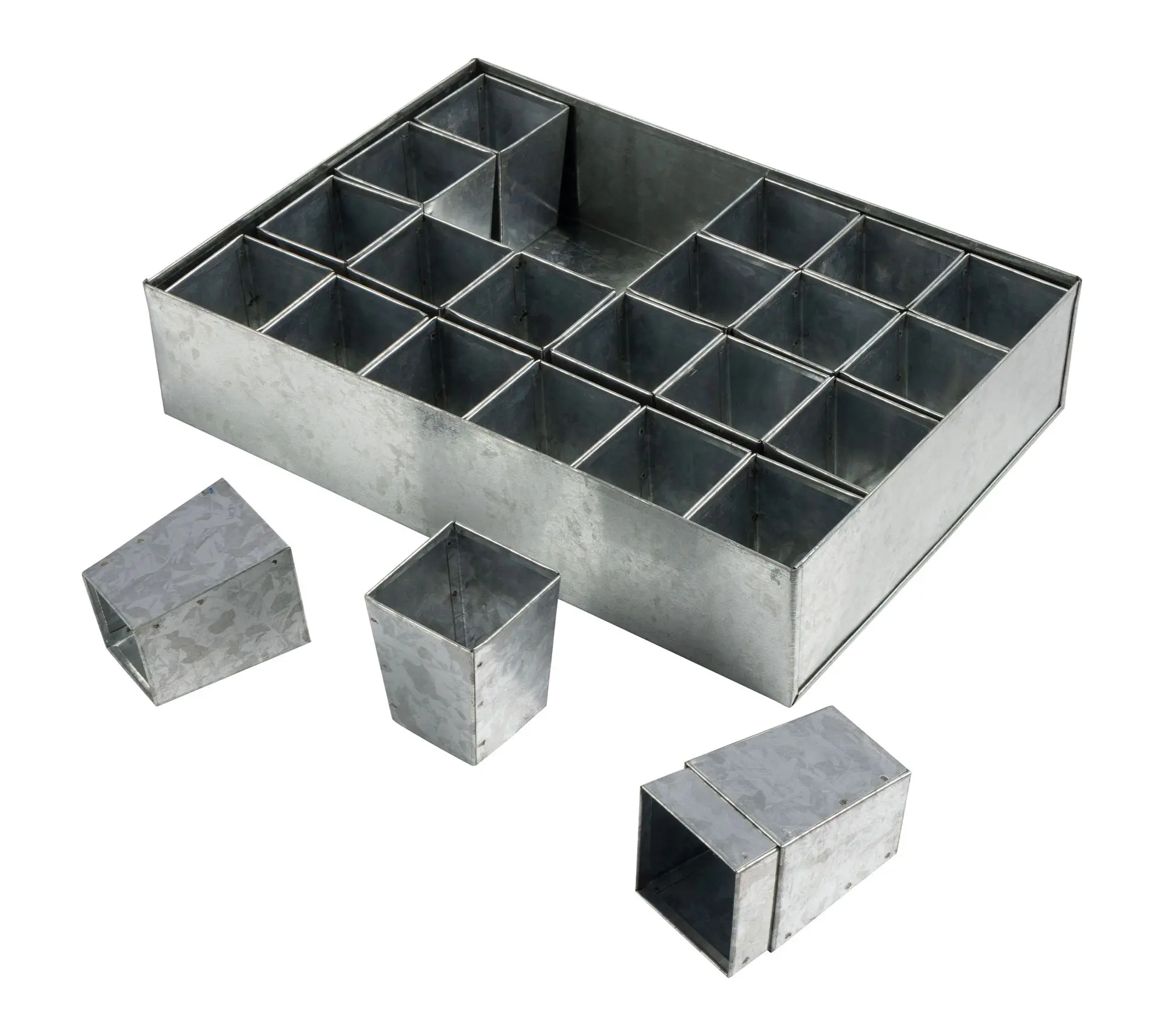 Kings County Steel Seed Starter Tray with 24 Plant Starter Pot