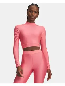 Under Armour HeatGear® Women's Crop Mock Long Sleeve