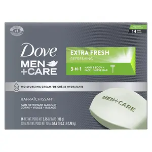 DOVE Men+Care Extra Fresh 3-N-1 Hand & Body + Face + Shave Bar