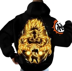 Dragon Ball Brolyy Unisex Anime Back Print Hoodie, Anime Color Shirt, 2026 Sweatshirt Menswear Top, Anime Lover Gift, Trendy Best Gift