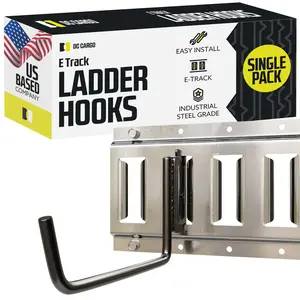 E track Ladder Hook - Extended J-Hook