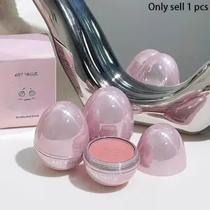 Non-Stubborn Blush, Blue Expand Low Saturation Shrink Matte Blush, Fine Smooth Texture, Create Atmosphere Effect, Makeup