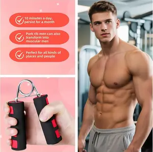 Grip Strengthener Set - 2 Soft Foam Hand Exercisers for Arthritis Relief, Carpal Tunnel & Strength Training | Portable Hand Grip for Men/Women, Home/Office/Travel | Rehab, Tendonitis, Stress Relief