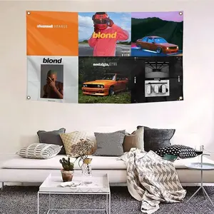 Frank Ocean Album Art Tapestry 3x5 Ft Visual Tribute to Blond & Channel Orange for Bedroom Wall Decor Music Themed Statement Piece for Immersive Fan Experience