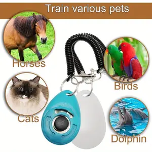 2 Packs Training Clicker for Pet Like Dog Cat Horse Bird Dolphin Puppy with Wrist Strap 2 Packs Training Clicker for Pet Like Dog Cat Horse Bird Dolphin Puppy with Wrist Strap