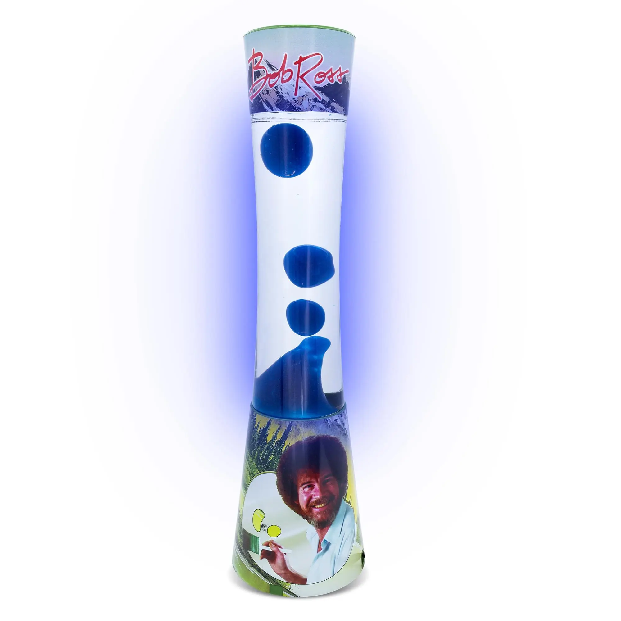 Bob Ross Mountain Retreat Motion Mood Light, 16in Decorative Ambient Lamp, LED Decoration Lamp