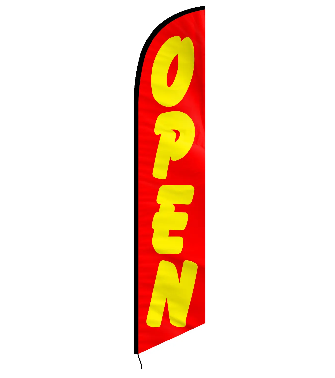 OPEN 12ft Feather Banner Swooper Flag - FLAG ONLY (3)