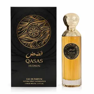 Qasas Hudson Unisex Fragrance for Men & Women 3.4oz/100ml Eau de Parfum, Oriental Scent