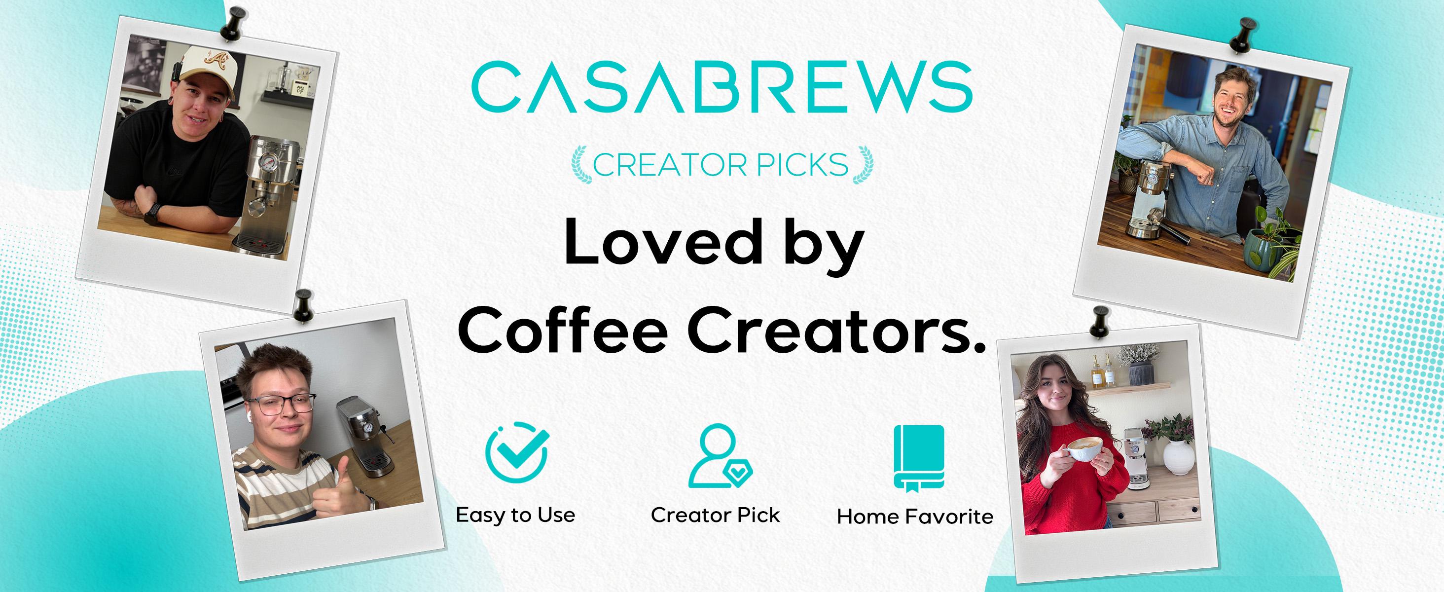 CASABREWS CM5418 Espresso Machine, 20-Bar Coffee Maker with PID Temperature Control, Pressure Gauge, Pre-Infusion, Steam Wand & Stainless Steel Design