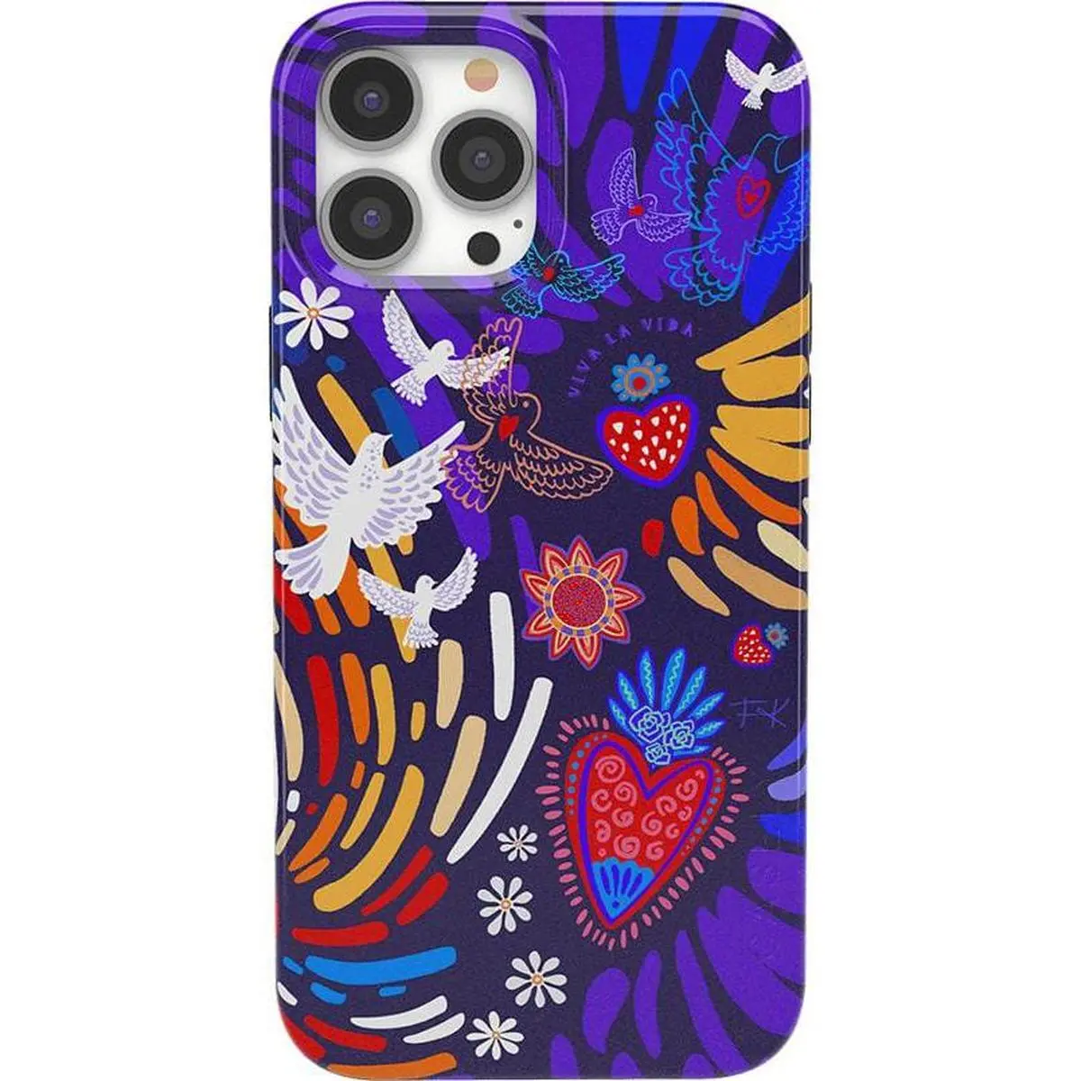 Casely iPhone 14 Pro Case | Viva La Vida | Frida Kahlo Collage | Compatible with MagSafe | Classic Ultra Thin Design