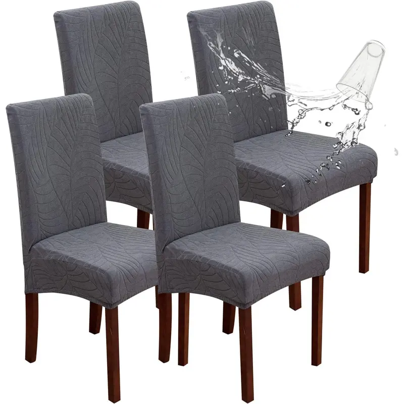 Modern Jacquard Stretch Chair Slipcovers, Removable Washable Dining Chair Protectors for Kitchen, Hotel and Restaurant #TikTokShopHolidayHaul