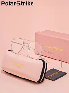 Polarstrike 1 Piece Unisex Polarized Metal Frame Multifunctional Sunglasses, Anti-Blue Light Design, Timeless design, All Seasons