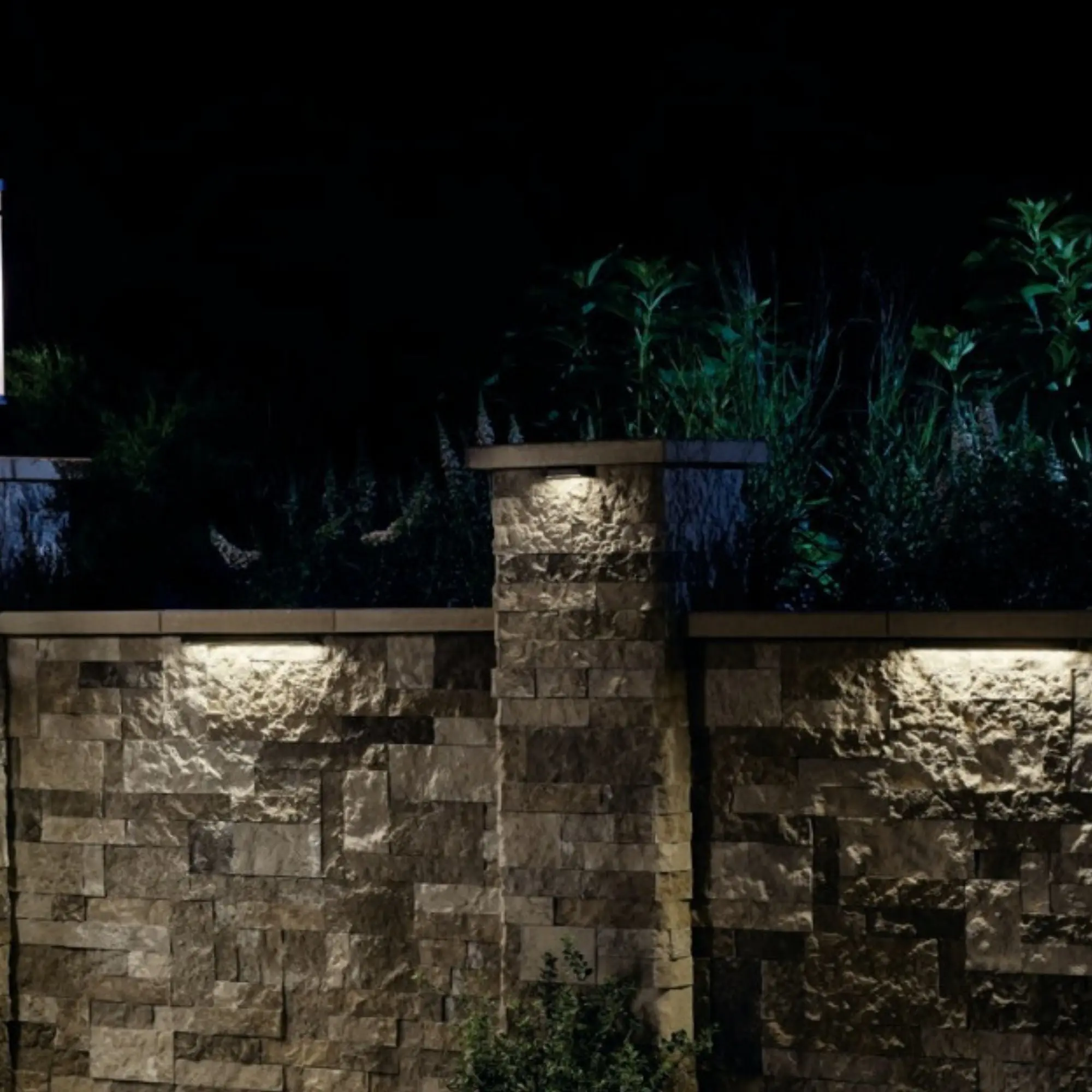12V LED 12" Hardscape Light 3000K Textured Black Aluminum