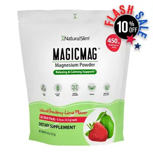 MagicMag Stick Packs | Travel | Strawberry-Lemon | Magnesium Citrate Supplement