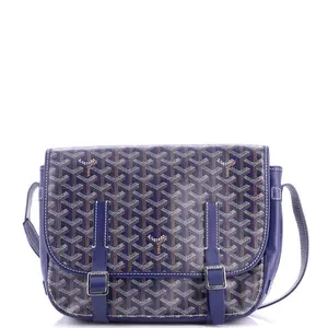 Pre-owned Goyard material Messenger Bags Belvedere Messenger Bag Coated Canvas MM by Rebag