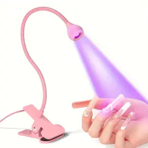 Flexible Gooseneck Lamp Quicky Dry Nail Manicure Dryer Gel Polish Curing Light Plug Play Portable Light For Gel Nail -Nail Lamp