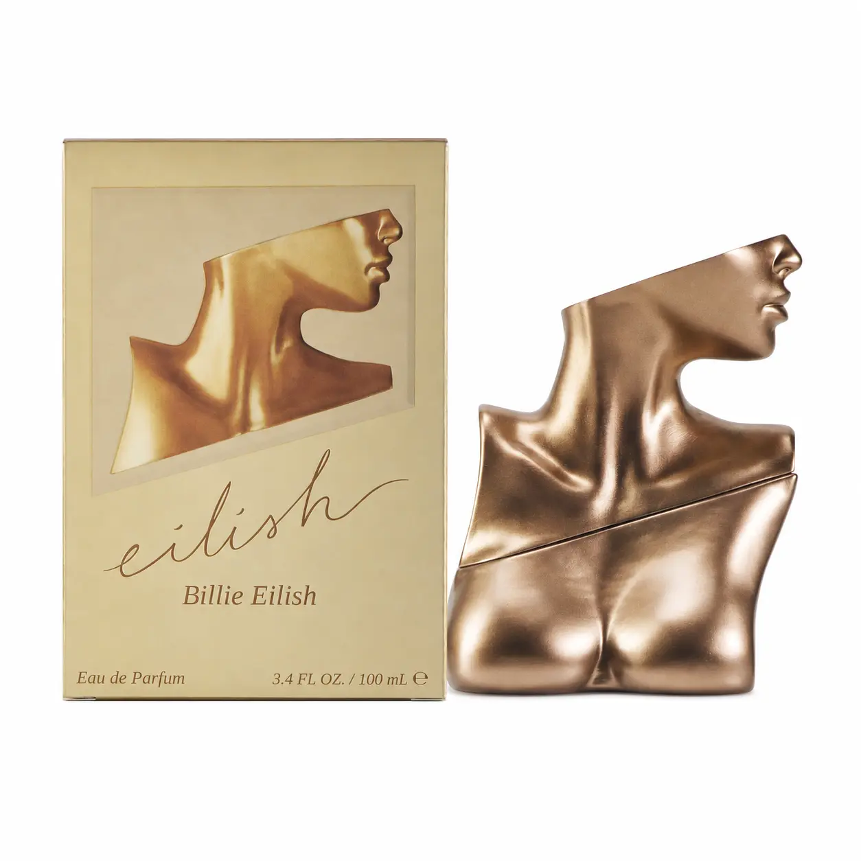 Billie Eilish Eilish Eau de Parfum for Women, Amber Gourmand Fragrance Spray with Sugared Petals, Creamy Vanilla and Warm Musks, Vegan, Cruelty-Free, Paraben-Free, Full Size 3.4 fl oz / 100 mL