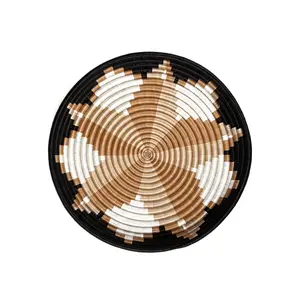 Handwoven African Decorative Bowl - Alexia Woven Sisal Basket