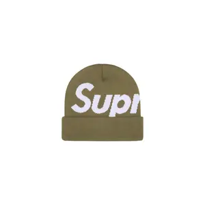 Big Logo Beanie "FW24 - Light Olive" SU900