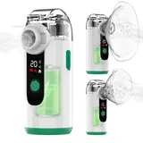 Handheld Nebulizer for Respiratory System, Portable Rechargeable Nebulizer with Self-Cleaning Mode for Home, Office & Fall and Winter Travel