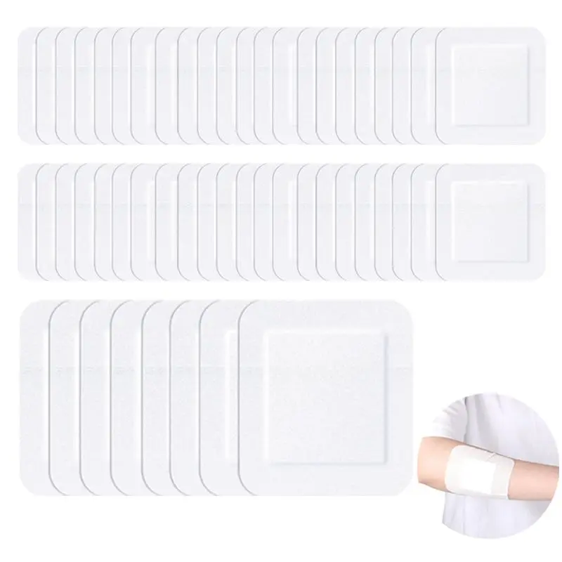 Disposable Non-woven Wound Care Dressing, 20pcs Waterproof Breathable Adhesive Dressings, Sports Tapes, Bandage for Large Cuts and Chest, Medical Accessories, Medical Supplies