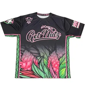Get Nutz Hawaii, Script Ginger Sublimated Jersey - Adult