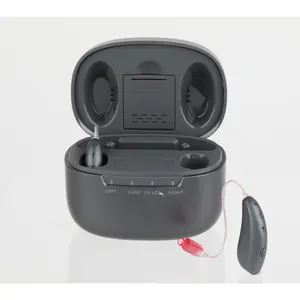 Brookstone Rechargeable Bluetooth OTC Hearing Aids & Charging Case