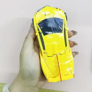 Transforming Collision Toy Car, 1 Piece Inertia Transform Car, Three Colors Available (//blue), One-Button Trigger Transformation