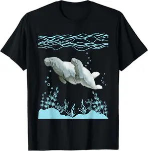 100% Cotton Ocean Manatees - Zookeeper Manatee Lover Animal Lover T-Shirt