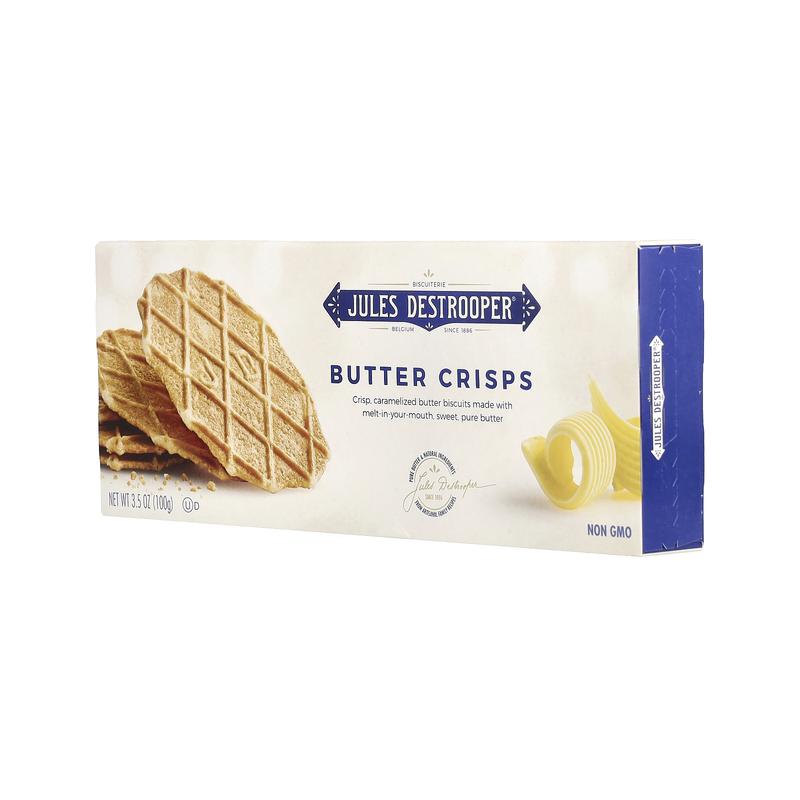 Jules Destrooper Butter Crisps Cookies, 3.5 oz (100 g)