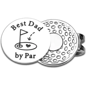 Golf Ball Marker Hat Clip Golf Gifts for Dad Golfs Gifts for Men First Fathers Day Presents for  Dad  Golfs Accessories for Men Daddy to Be  for First Time Daddy Birthday Husband Christmas