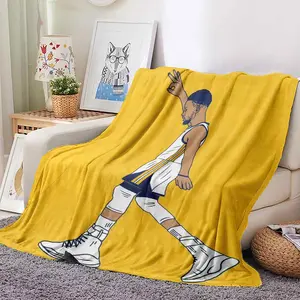 Basketball Superstar C-Curry Stephenn Blanket for Bedroom Room Home Sofa Decoration, child Game Large Decor Floor Mat Gifts 3D