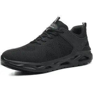 Mens Non Slip Work Shoes Comfortable Slip Resistant Walking Sneakers Kitchen Restaurant Chef Work Shoes for Men Zapatos De Trabajo para Hombres
