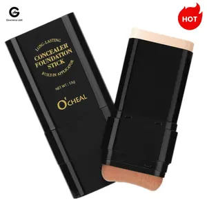 OCHEAL Dual-End Foundation Stick: Concealer & Contour, Eraser Tip for Seamless Blending, Buildable Pre-Makeup Base, Viral All-in-One Correcting Pen Handy Smooth Water Proof Cosmetic