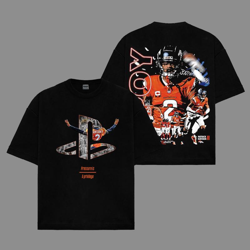Patrick Surtain II PS2 DPOY For Broncos Country Cotton Hoodie Sweatshirt T-Shirt, Surtain Island Outfit, Game Day Outfits, Gift For Football Fans, Football Graphic Hoodie, Unisex