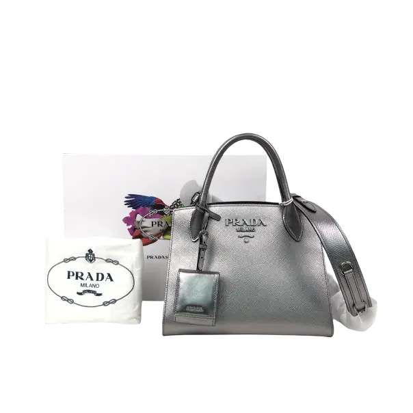 Pre-owned PRADA Leather Shoulder Bags 10.24'' R1989 Shoulder Bag C1368343580 1015 T1 Chloe