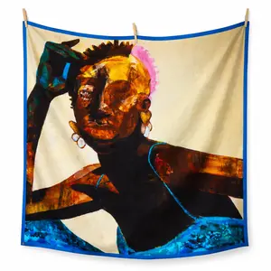 Samdi - In Her Essence Scarf - Mulberry Silk Twill